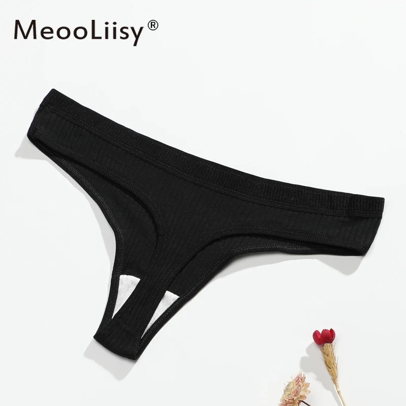MeooLiisy G-string Panties Cotton Women's Underwear Sexy Panties Female Underpants Thong Solid Color Pantys Lingerie M-XL Des 
MeooLiisy G-string Panties Cotton Women's Underwear Sexy Panties Female Underpants Thong Solid Color Pantys Lingerie M-XL Des
