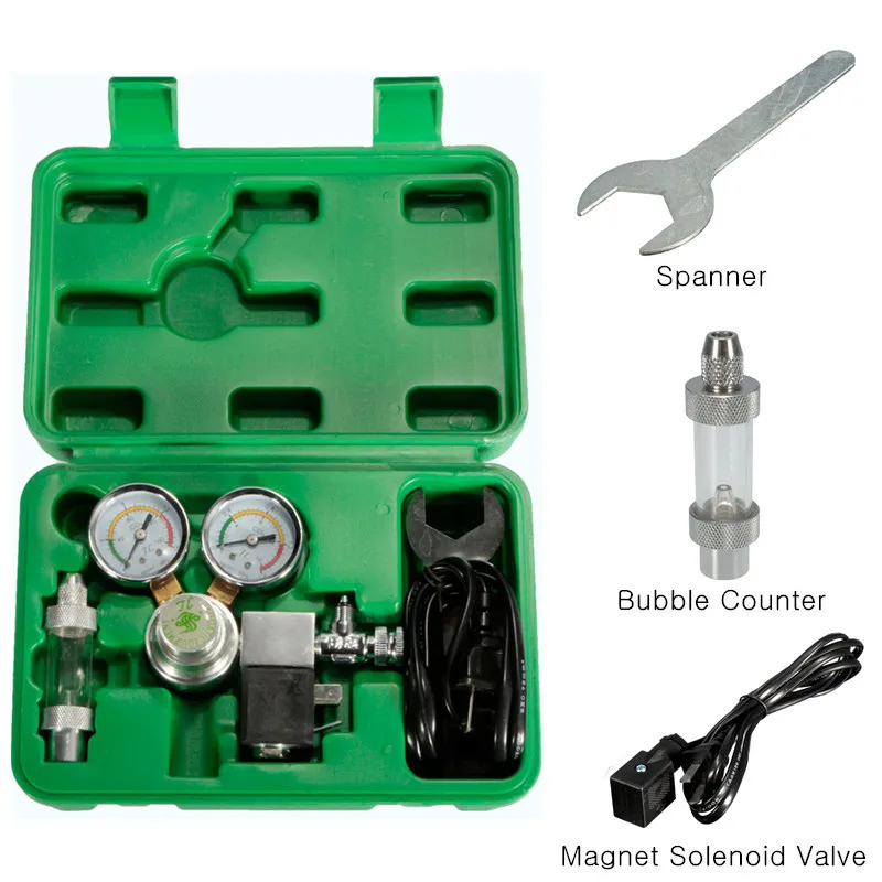 Utility CO2 Regulator with Check Valve Bubble Counter magnetic Solenoid Valve Aquarium Carbon dioxide pressure-reducing valve
Utility CO2 Regulator with Check Valve Bubble Counter magnetic Solenoid Valve Aquarium Carbon dioxide pressure-reducing valve
