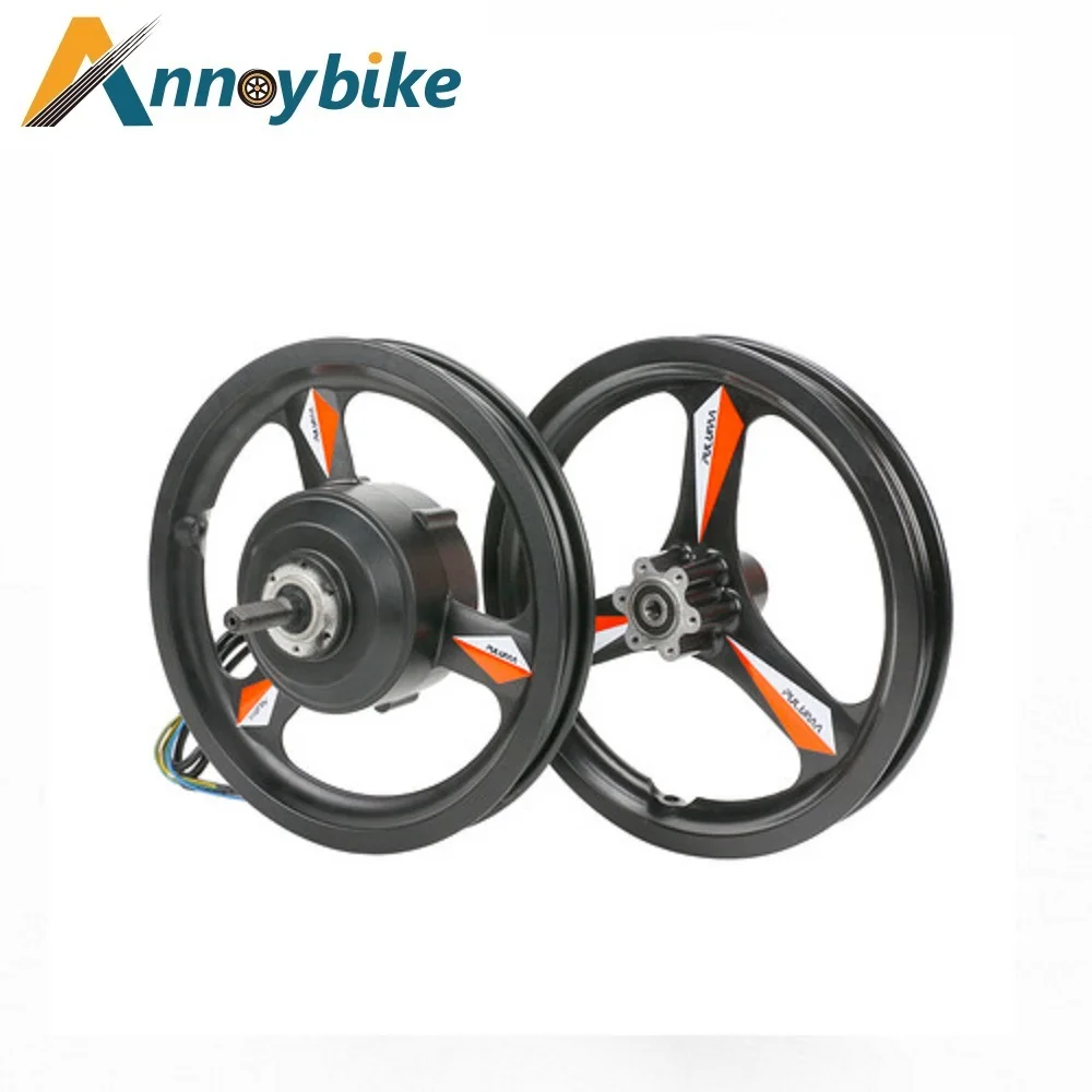14-дюймовый 36V48V 250W350W BLDC Hub Motor из магниевого сплава интегрированный колесный