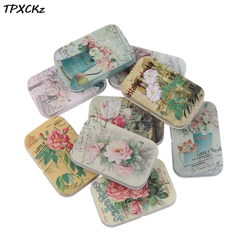 1PC Vintage Flower Printing Mini Tin Box for Jewelry Wedding Favor Metal Candy Box Decorative Storage Boxes Gift Home
1PC Vintage Flower Printing Mini Tin Box for Jewelry Wedding Favor Metal Candy Box Decorative Storage Boxes Gift Home