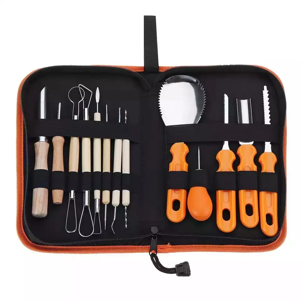 Halloween 14-piece Pumpkin Carving Knife New Spatula Carving Tool To Cut Pumpkin Kitchen Carving
Halloween 14-piece Pumpkin Carving Knife New Spatula Carving Tool To Cut Pumpkin Kitchen Carving