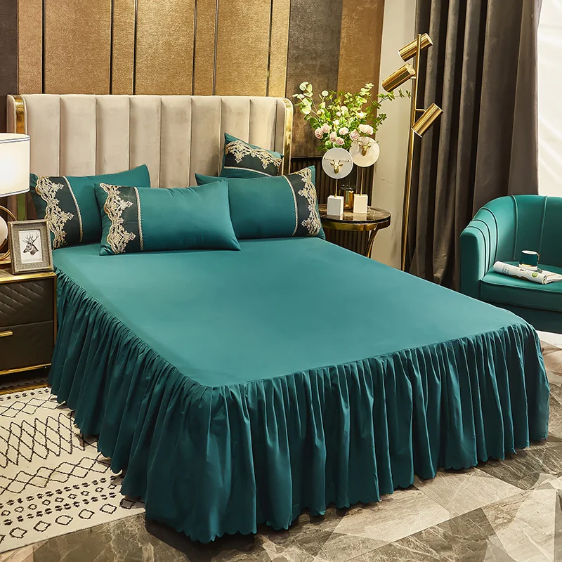 Elastic Bed Skirt princess bed Linen Double king queen size Bedspreads Cover Pillowcase Mattress Fitted Winter Queen Bedding Set
Elastic Bed Skirt princess bed Linen Double king queen size Bedspreads Cover Pillowcase Mattress Fitted Winter Queen Bedding Set