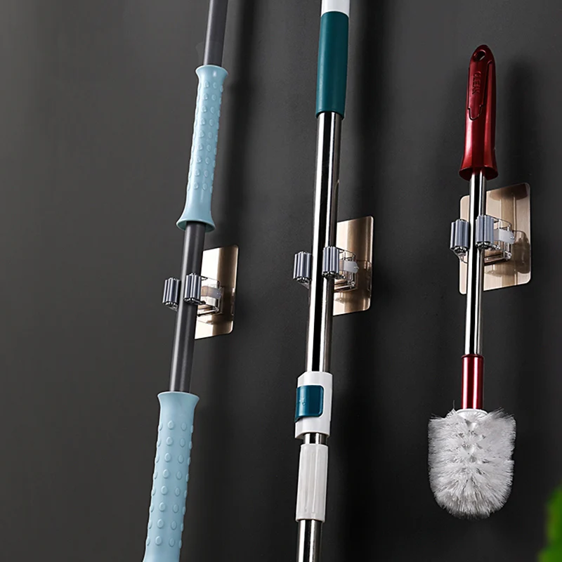 Wall Mounted Mop Organizer Holder Adhesive Multi-Purpose Hooks RackBrush Broom Hanger Hook Kitchen bathroom Strong Hooks
Wall Mounted Mop Organizer Holder Adhesive Multi-Purpose Hooks RackBrush Broom Hanger Hook Kitchen bathroom Strong Hooks