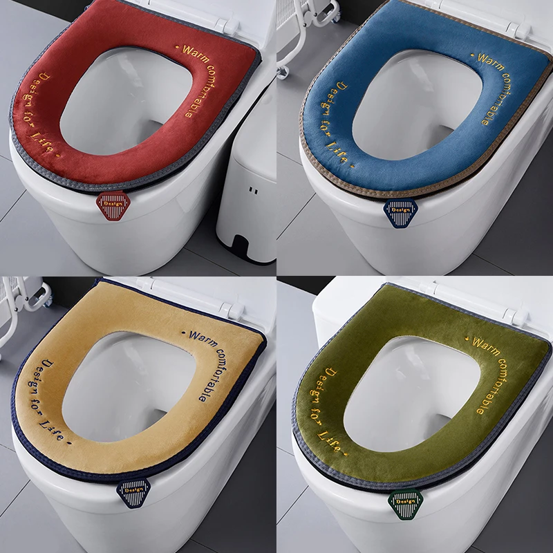 1Pc Winter Velvet Soft Warm Toilet Seat Cover Household Bathroom Closestool Cushion
1Pc Winter Velvet Soft Warm Toilet Seat Cover Household Bathroom Closestool Cushion