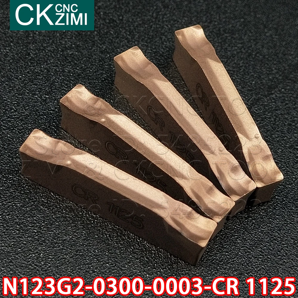 

N123G2-0300-0003-CR 1125 N123G2 0300 0003 CR 1125 Carbide Inserts Cutting Inserts tools CNC Metal lathe Cutting grooving Tools