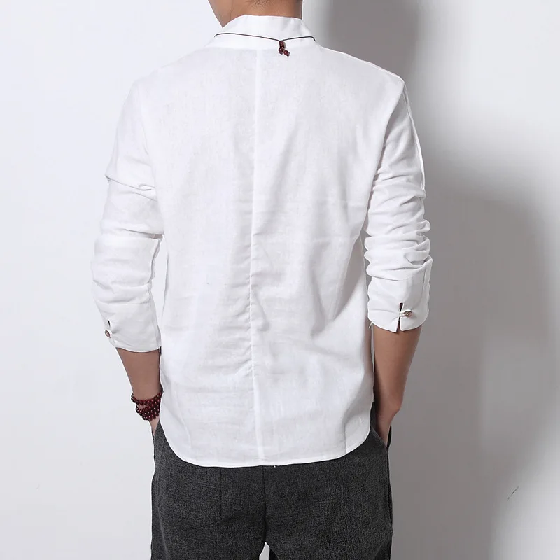 Summer new men's Linen long sleeve shirt Chinese Style Men's Cotton hemp casual Han suit Tang suit
Summer new men's Linen long sleeve shirt Chinese Style Men's Cotton hemp casual Han suit Tang suit