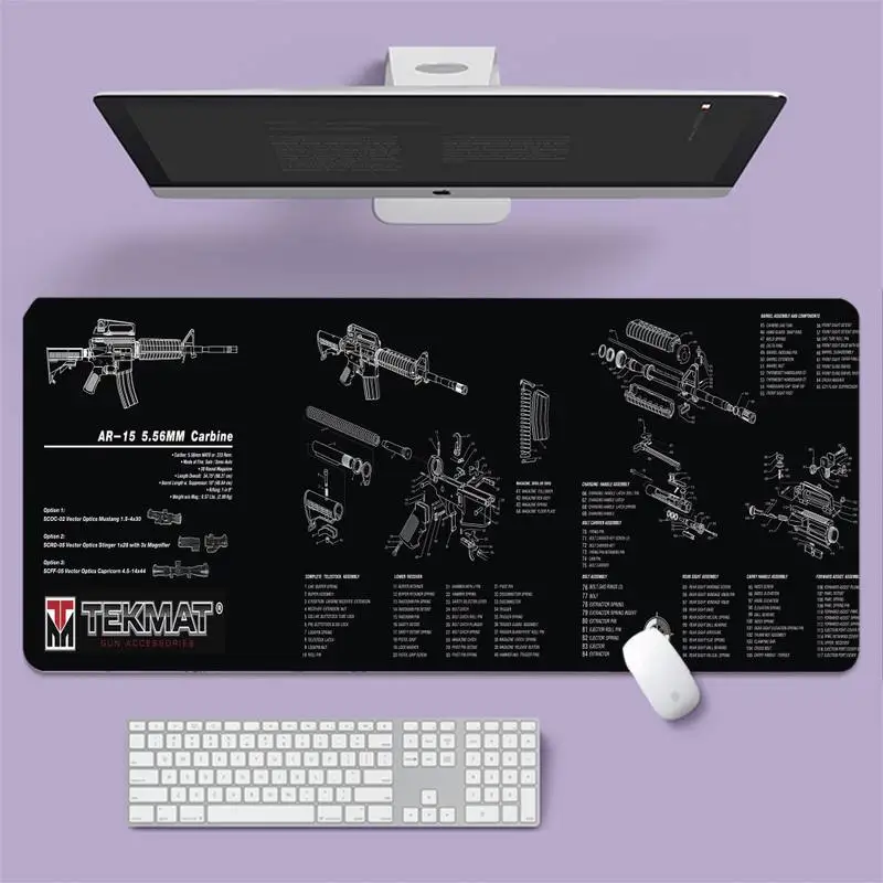 Tekmat Ar15 Ak47 Gamer Durable Rubber Mouse Mat Pad Large gaming laptop XL non-slip rubber office computer mouse pad
Tekmat Ar15 Ak47 Gamer Durable Rubber Mouse Mat Pad Large gaming laptop XL non-slip rubber office computer mouse pad