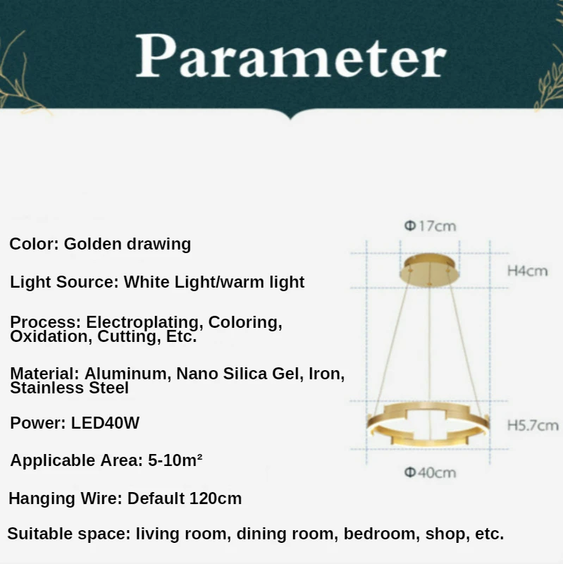 Nordic Led Decor Living Room Gold Ceiling pendant light round Home Lighting Pendant Lamp Restaurant Kitchen Bedroom Lamp fixture
Nordic Led Decor Living Room Gold Ceiling pendant light round Home Lighting Pendant Lamp Restaurant Kitchen Bedroom Lamp fixture