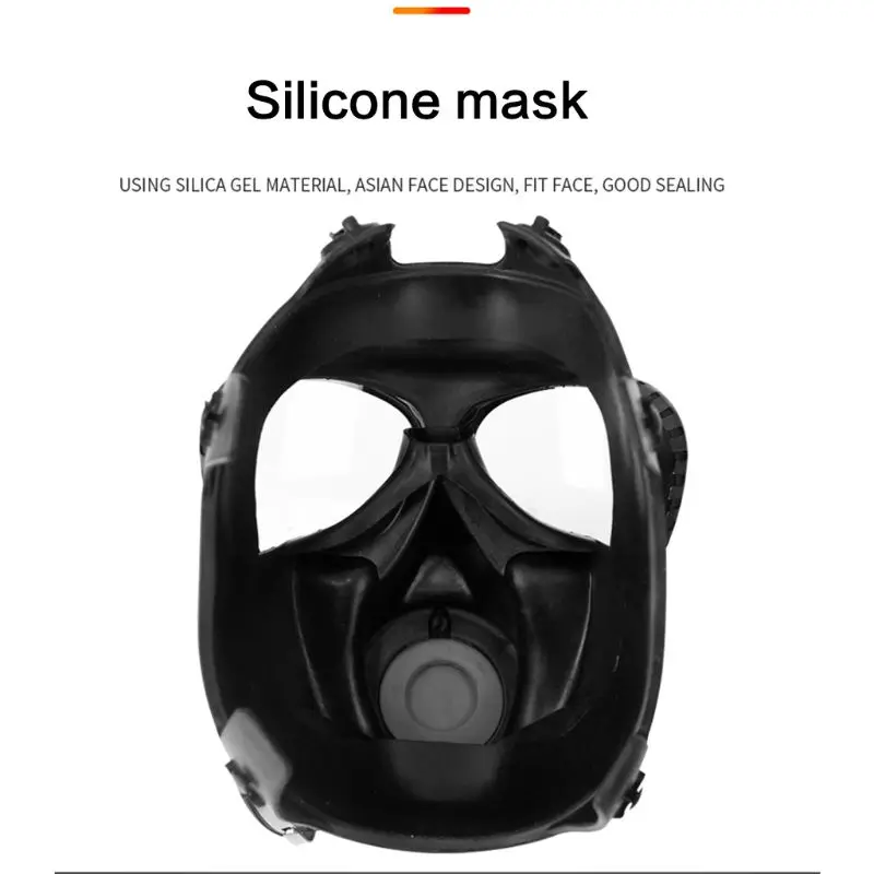Full Facemask Respirator Airsoft Gas Mask Goggles CS Perspiration Dust Face Mask For Chemistry Paint
Full Facemask Respirator Airsoft Gas Mask Goggles CS Perspiration Dust Face Mask For Chemistry Paint