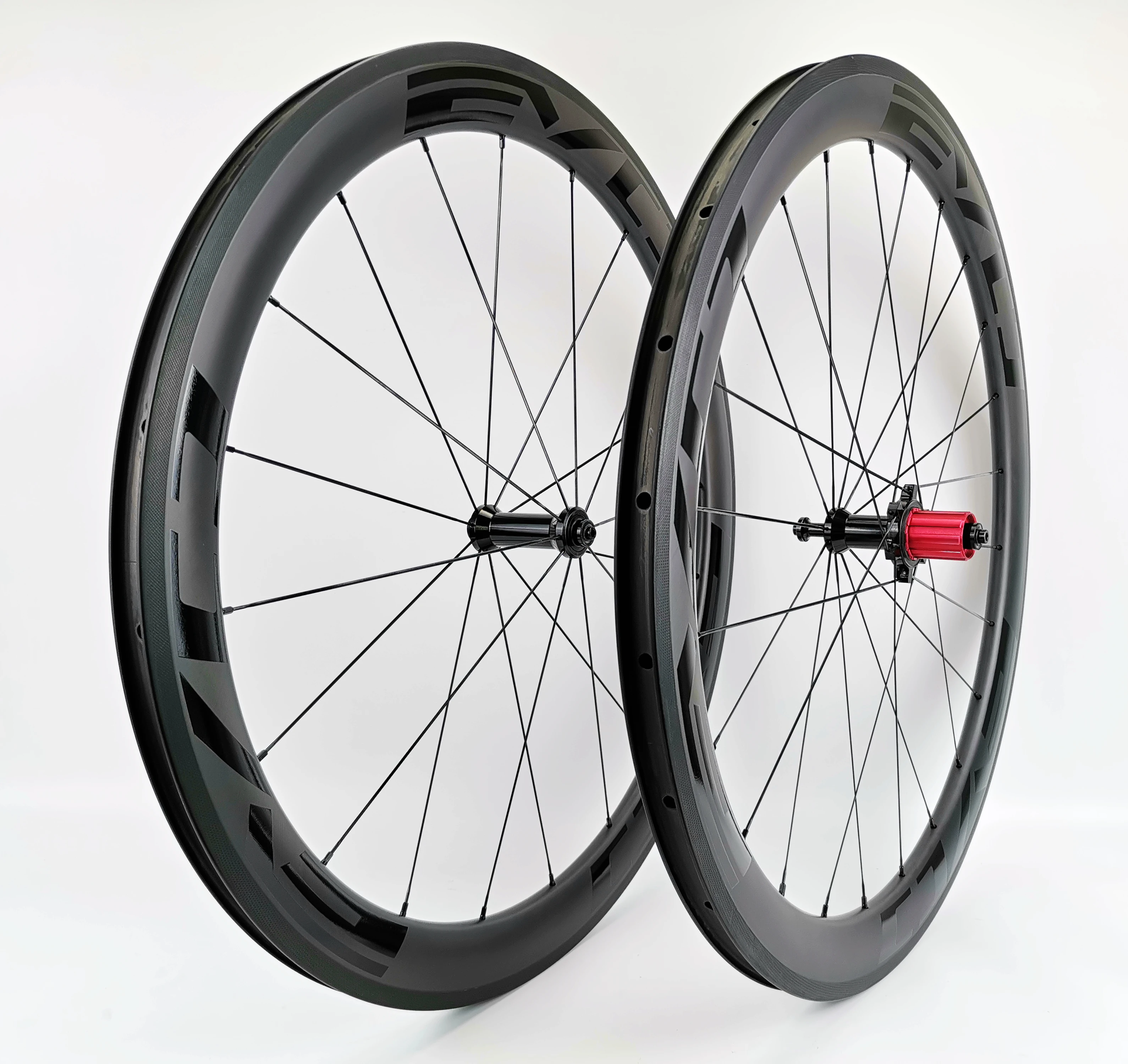 

EVO bright black decals 700C Road bike carbon wheels 50mm depth 25mm width clincher/Tubular Bicycle carbon wheelset UD matte