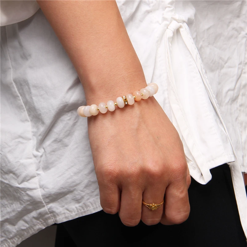 Natural Stone Aventurine Bracelet Jaspers Round Wheel Shape Beads Bracelets For Women Men Healing Reiki Energy Exquisite Jewelry
Natural Stone Aventurine Bracelet Jaspers Round Wheel Shape Beads Bracelets For Women Men Healing Reiki Energy Exquisite Jewelry