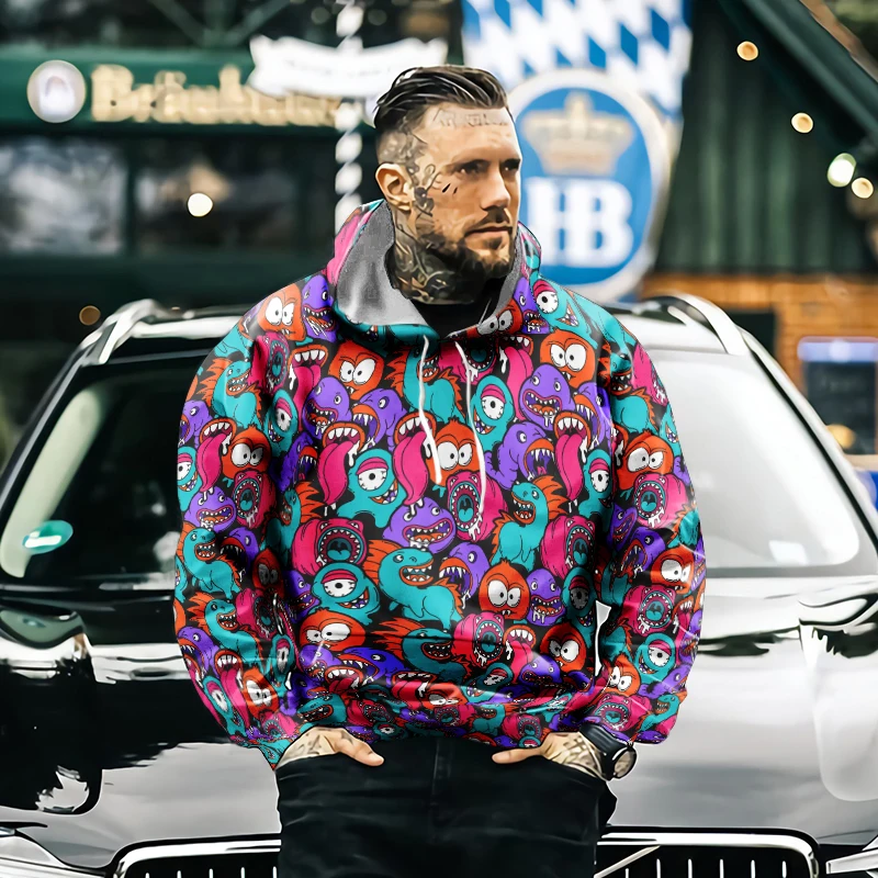 2022 latest fashion design men's funny cartoon street clothing hoodie 3D printing pattern pullover fashion personality top stree
2022 latest fashion design men's funny cartoon street clothing hoodie 3D printing pattern pullover fashion personality top stree