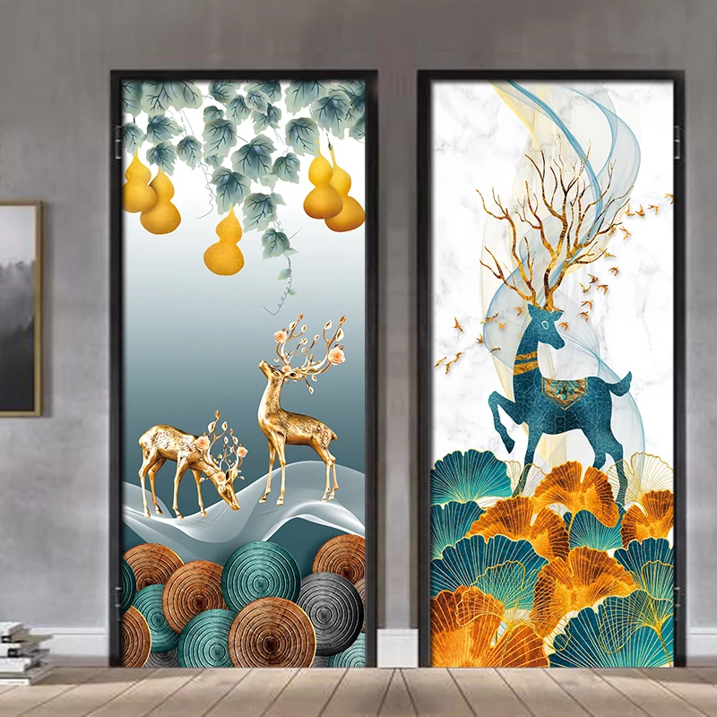 Абстрактная настенная 3D наклейка на дверь, художественные Настенные обои, водостойкая самоклеящаяся настенная наклейка, Декор для дома 
Абстрактная настенная 3D наклейка на дверь, художественные Настенные обои, водостойкая самоклеящаяся настенная наклейка, Декор для дома