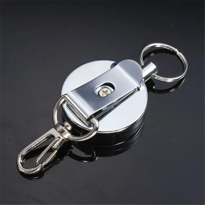 4cm Full Metal Tool Belt Retractable Key Ring Holder Steel Recoil Ring Belt Chain Clip With Hook
4cm Full Metal Tool Belt Retractable Key Ring Holder Steel Recoil Ring Belt Chain Clip With Hook