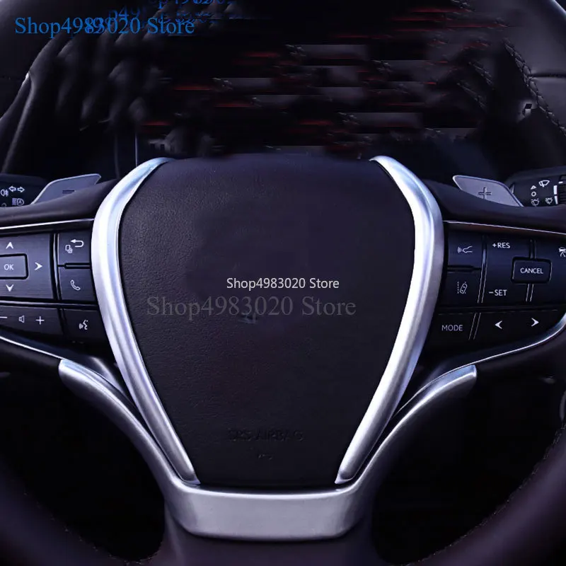 ABS chrome Car cover Steering wheel inner Kit switch trim frame panel For lexus es200 es250 es300h es350 2018 2019 accessories
ABS chrome Car cover Steering wheel inner Kit switch trim frame panel For lexus es200 es250 es300h es350 2018 2019 accessories