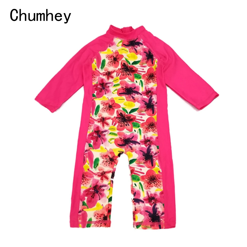 Chumhey/От 1 до 6 лет купальный костюм для маленьких девочек цельнокроеный милый с