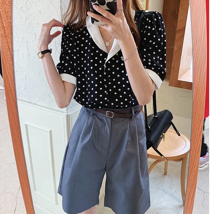 blusas vintage shirts blouse women tops korean style camisas shirt chemise elegant clothes chiffon vetement femme ropa moda
blusas vintage shirts blouse women tops korean style camisas shirt chemise elegant clothes chiffon vetement femme ropa moda