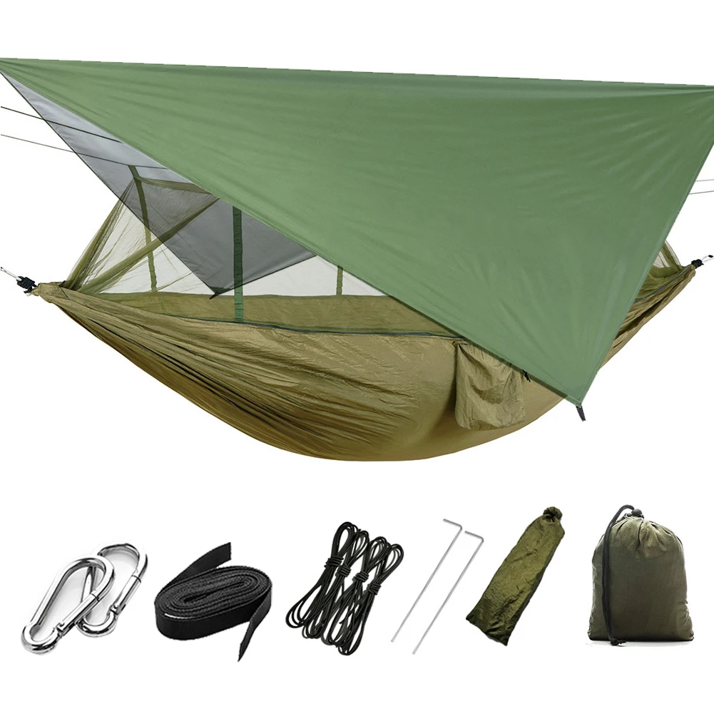 2021 Waterproof Anti-mosquito Sunshade Canopy Awning with Mosquito Net Hammock Set Outdoor Camping Hiking Supplies
2021 Waterproof Anti-mosquito Sunshade Canopy Awning with Mosquito Net Hammock Set Outdoor Camping Hiking Supplies