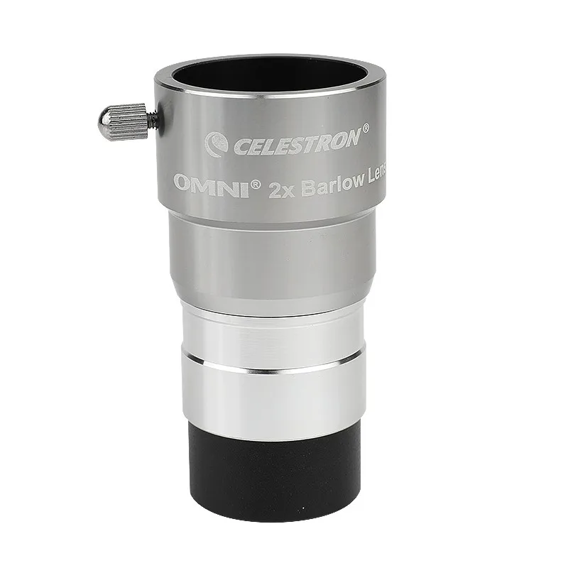 Celestron Omni 2x Barlow Lens (1.25") Fully Multi-coated Optics With Blackened Edges For Good Light Transmission 
Celestron Omni 2x Barlow Lens (1.25") Fully Multi-coated Optics With Blackened Edges For Good Light Transmission