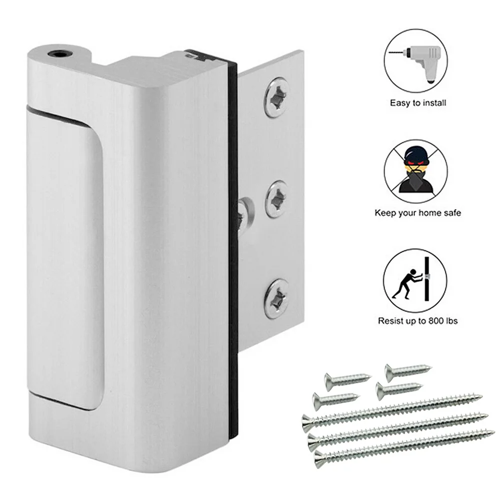 10pcs Aluminium Alloy U Door Reinforcement Lock Defender Security Door Stopper Door Lock Home Child Proof Door Stopper
10pcs Aluminium Alloy U Door Reinforcement Lock Defender Security Door Stopper Door Lock Home Child Proof Door Stopper