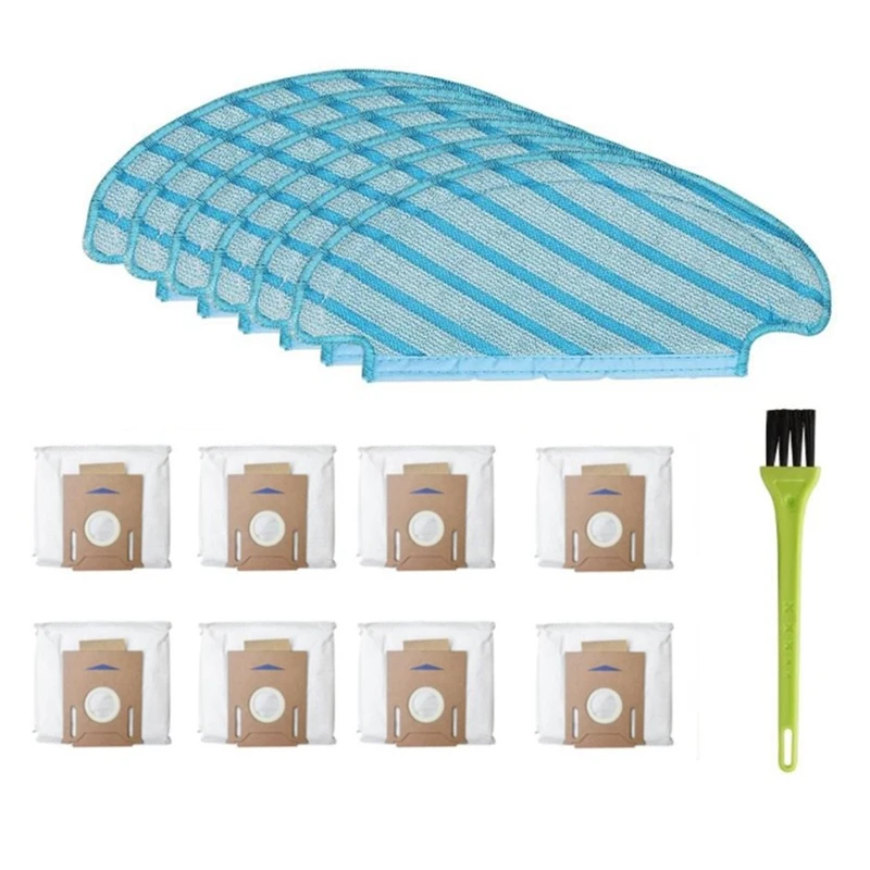 Dust Vacuum Bags And Replacement Mop Cloths Cleaning Pads For Ecovacs DEEBOT OZMO T8 AIVI T8 Max And T8 Series/T9 Series
Dust Vacuum Bags And Replacement Mop Cloths Cleaning Pads For Ecovacs DEEBOT OZMO T8 AIVI T8 Max And T8 Series/T9 Series