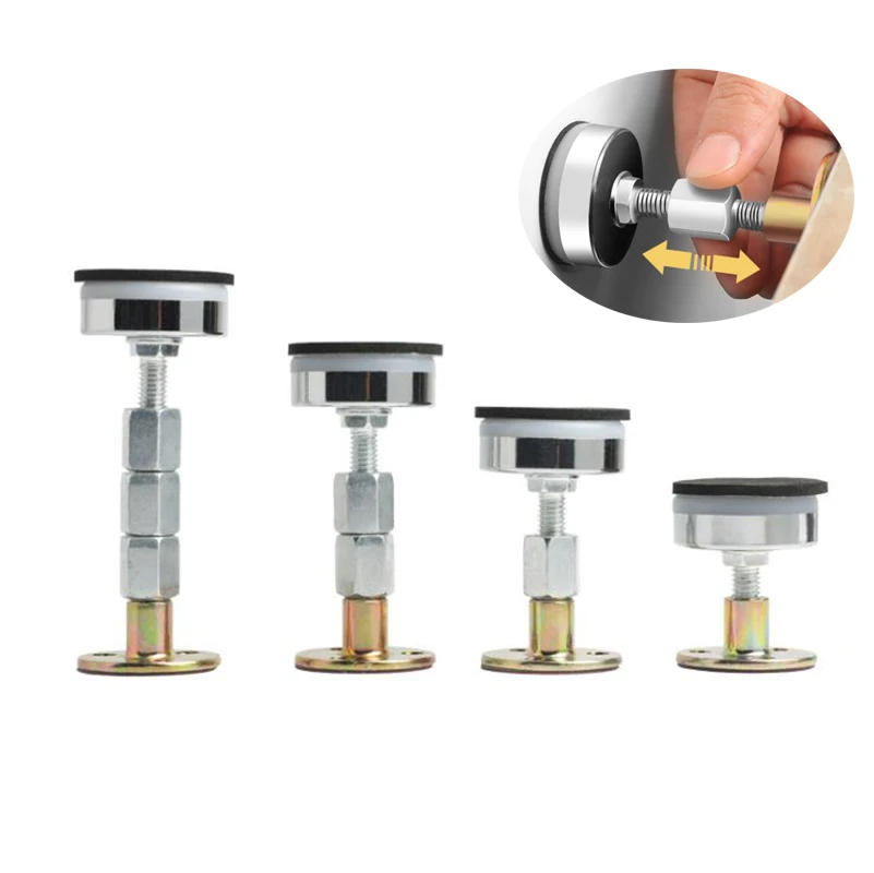 4 Pack Bed Frame Anti-Shake Tool, Adjustable Threaded Anti Shake Fixer Headboard Stoppers, Bedside Telescopic Support Stabilizer
4 Pack Bed Frame Anti-Shake Tool, Adjustable Threaded Anti Shake Fixer Headboard Stoppers, Bedside Telescopic Support Stabilizer