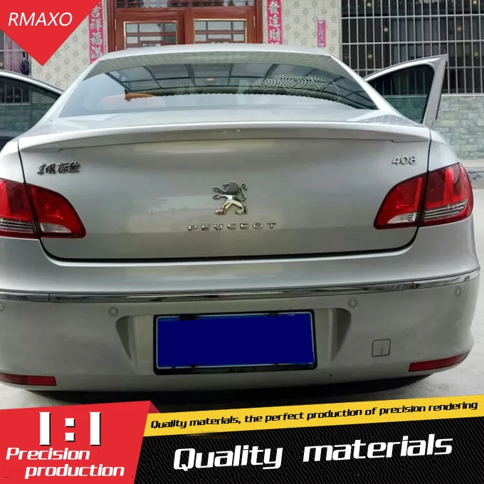 Спойлер для Peugeot 408 2010 2013 высококачественный спойлер из АБС пластика заднего