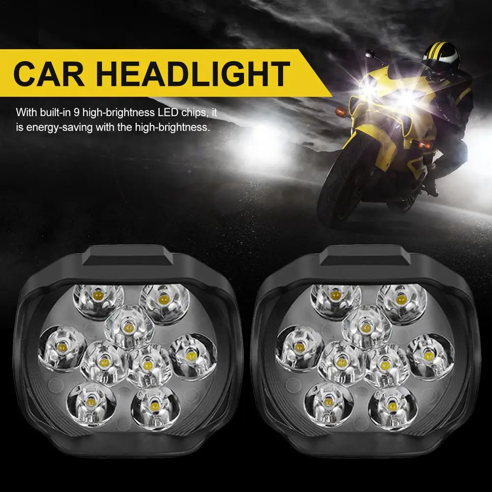 2PCS 1000 Ml 18w Motorcycle Lights Electric Headlight 9 High-brightness LED Foglights Lamp For Cars For SUV For UTV For UTE
2PCS 1000 Ml 18w Motorcycle Lights Electric Headlight 9 High-brightness LED Foglights Lamp For Cars For SUV For UTV For UTE