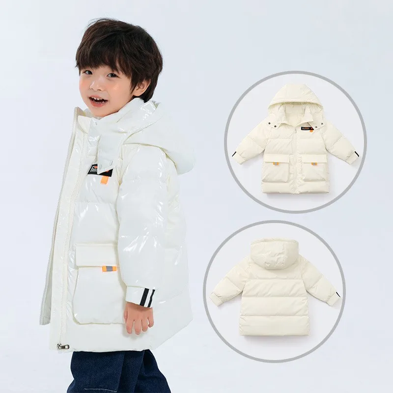Children Winter Down Coat Snow Wear Kids Outerwear Mid-long Hooded Parkas Thick Coats Warm Outerwear Girls Boys Winter Jacket
Children Winter Down Coat Snow Wear Kids Outerwear Mid-long Hooded Parkas Thick Coats Warm Outerwear Girls Boys Winter Jacket