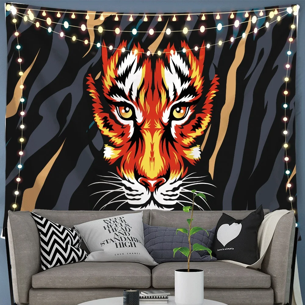 Silstar Tex Tapestry Psychedelic Tiger Anime Tapestry Wove Nature Tapestry Carton Wall Decor Home 3D Printing
Silstar Tex Tapestry Psychedelic Tiger Anime Tapestry Wove Nature Tapestry Carton Wall Decor Home 3D Printing