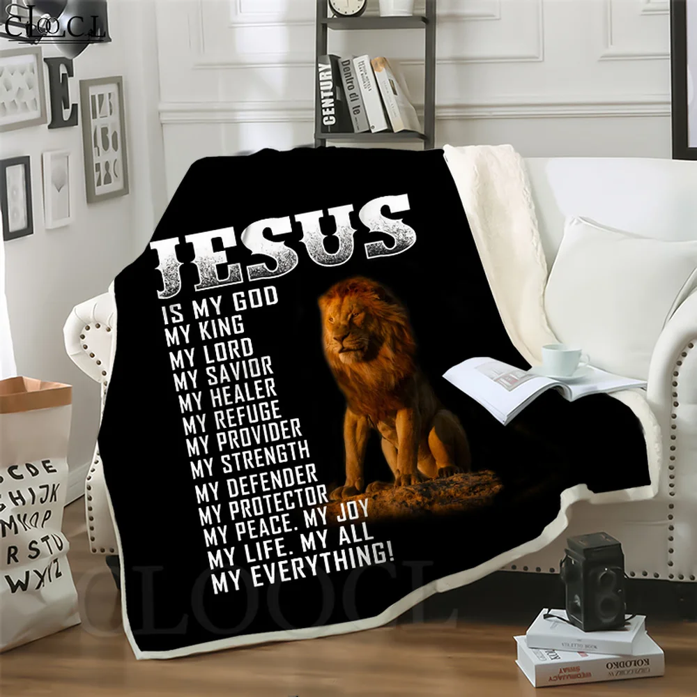 Fashion Blanket Jesus and The Lion Printed Adult Kid Quilt for Bedding Cover Sofa Travel Office Character Throw Blanket
Fashion Blanket Jesus and The Lion Printed Adult Kid Quilt for Bedding Cover Sofa Travel Office Character Throw Blanket