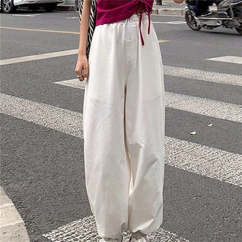 Woman Pants Streetwear Korean Style Loose Joggers Ladies Sweatpants Grey High Waist Simple Basic Casual Fashion Trousers
Woman Pants Streetwear Korean Style Loose Joggers Ladies Sweatpants Grey High Waist Simple Basic Casual Fashion Trousers