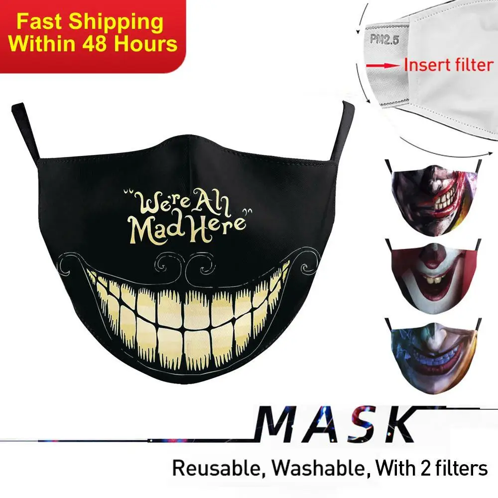 Zawaland Unisex Funny Print Mouth Cover Protective PM2.5 Face Mask Washable Adjustable Polyester Fabric Mouth Mask With 2 Filter
Zawaland Unisex Funny Print Mouth Cover Protective PM2.5 Face Mask Washable Adjustable Polyester Fabric Mouth Mask With 2 Filter