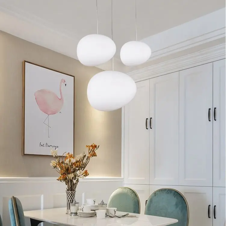 Creative Cobblestone Chandelier Nordic Designer Living Room Dining Room Personality Glass Mall Villa Corridor Lights E27
Creative Cobblestone Chandelier Nordic Designer Living Room Dining Room Personality Glass Mall Villa Corridor Lights E27
