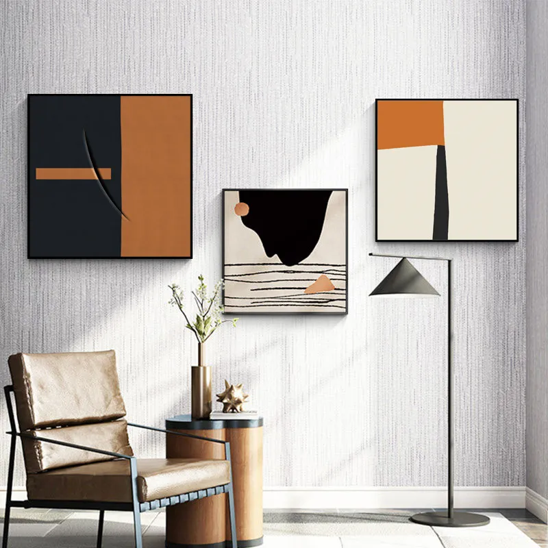 Abstract Geometric Orange Black Color Block Canvas Nordic Painting Wall Frameless Picture Printing Poster Room Background Decor
Abstract Geometric Orange Black Color Block Canvas Nordic Painting Wall Frameless Picture Printing Poster Room Background Decor