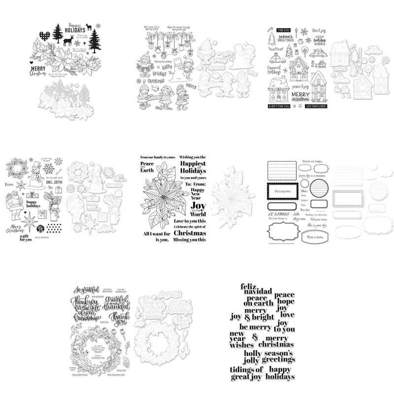 2022 Metal Cutting Dies Clear Stamps Different Shapes Set Scrapbooking Photo Album DIY Card Gift Handmade Template Decoration
2022 Metal Cutting Dies Clear Stamps Different Shapes Set Scrapbooking Photo Album DIY Card Gift Handmade Template Decoration