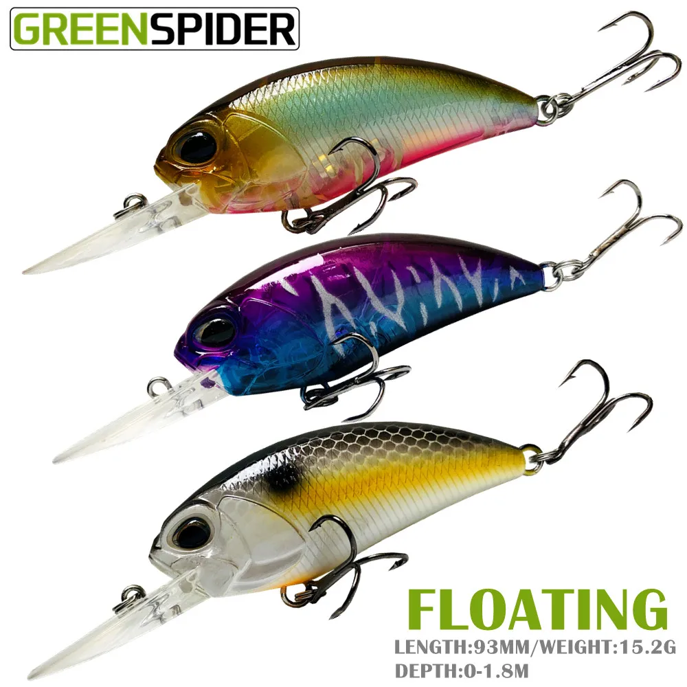 1pcs/lot GREENSOIDER good action fishing lures minnow quality professional baits 93cm 15.2g hot model crankbaits penceil bait
1pcs/lot GREENSOIDER good action fishing lures minnow quality professional baits 93cm 15.2g hot model crankbaits penceil bait