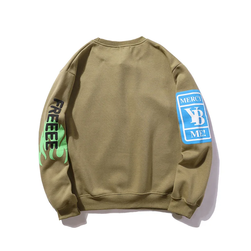 2021 European And American Fall Winter New Style Large Printed Foam Printed Round Neck Sweater Fleece Sweater For Men And Women
2021 European And American Fall Winter New Style Large Printed Foam Printed Round Neck Sweater Fleece Sweater For Men And Women