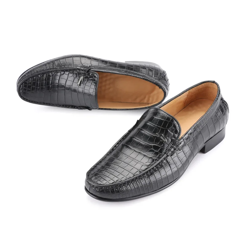 The new men's leather shoes men's shoes and contracted joker doug young crocodile belly loafers male
The new men's leather shoes men's shoes and contracted joker doug young crocodile belly loafers male