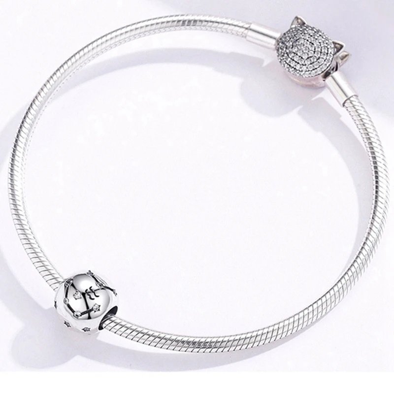 Twelve Constellation Sterling Silver Beads Diy Beaded Bracelet Jewelry Silver Accessories
Twelve Constellation Sterling Silver Beads Diy Beaded Bracelet Jewelry Silver Accessories