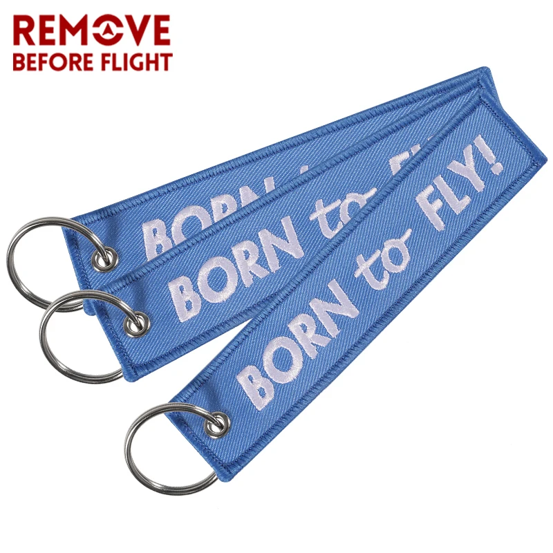 3 PCS/LOT Car Key Keychain Jewelry Embroidery BORN TO FLY Key Ring Chain for Aviation Gifts Luggage Tags Key Chians
3 PCS/LOT Car Key Keychain Jewelry Embroidery BORN TO FLY Key Ring Chain for Aviation Gifts Luggage Tags Key Chians