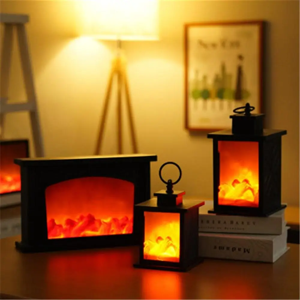 New Creative LED Flame Night Light Fireplace Light Lamps Lantern For Home Decoration Courtyard Living Room Outdoor Lighting
New Creative LED Flame Night Light Fireplace Light Lamps Lantern For Home Decoration Courtyard Living Room Outdoor Lighting
