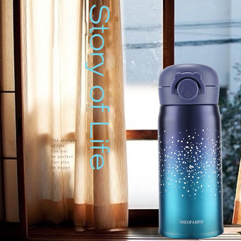 New Stainless Steel Vacuum Flask, Starry Sky Bounce Vacuum Vacuum Flask, Student Water Cup, Leak-proof Straight Cup
New Stainless Steel Vacuum Flask, Starry Sky Bounce Vacuum Vacuum Flask, Student Water Cup, Leak-proof Straight Cup