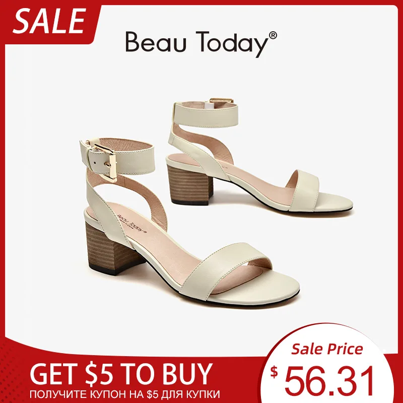 BeauToday High Heel Sandals Gladiator Women Genuine Cow Leather Ankle Buckle Strap Retro Summer Ladies Pump Shoes Handmade 31090
BeauToday High Heel Sandals Gladiator Women Genuine Cow Leather Ankle Buckle Strap Retro Summer Ladies Pump Shoes Handmade 31090