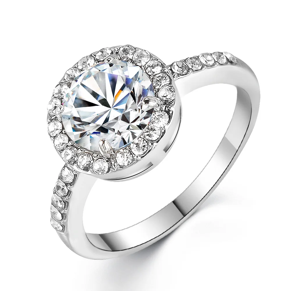 Women's Ring Round Transparent Large Zircon Silver Color Ring Prom High Jewelry Fashion Jewelry Give Girlfriend Birthday Gift
Women's Ring Round Transparent Large Zircon Silver Color Ring Prom High Jewelry Fashion Jewelry Give Girlfriend Birthday Gift