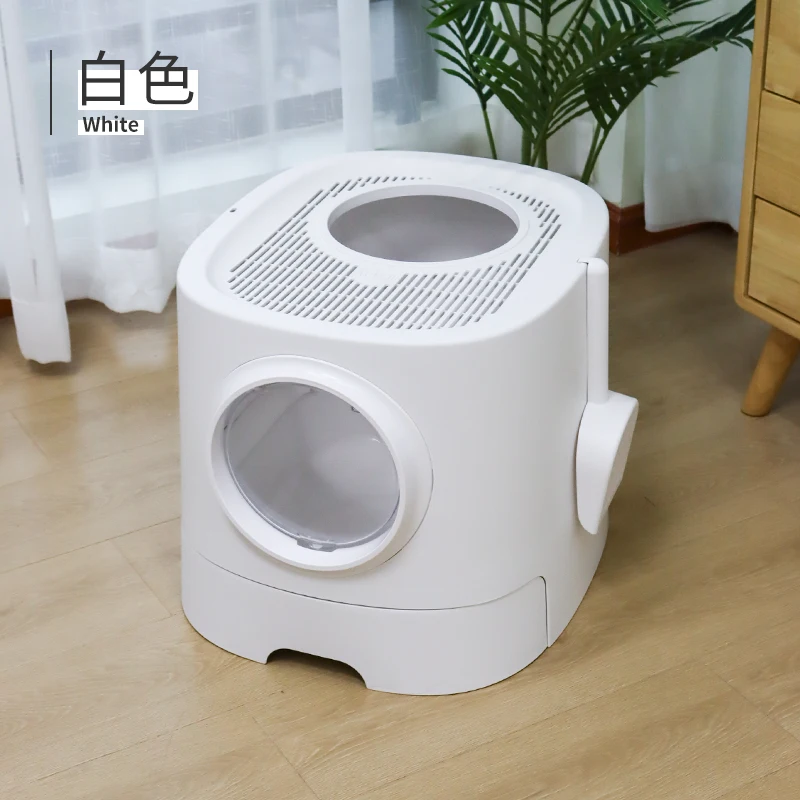 Litter Box Fully Enclosed Large Splash-Proof Cat Toilet Deodorant Top Drawer Cat Poop Basin Deodorant Cat Litter Box
Litter Box Fully Enclosed Large Splash-Proof Cat Toilet Deodorant Top Drawer Cat Poop Basin Deodorant Cat Litter Box