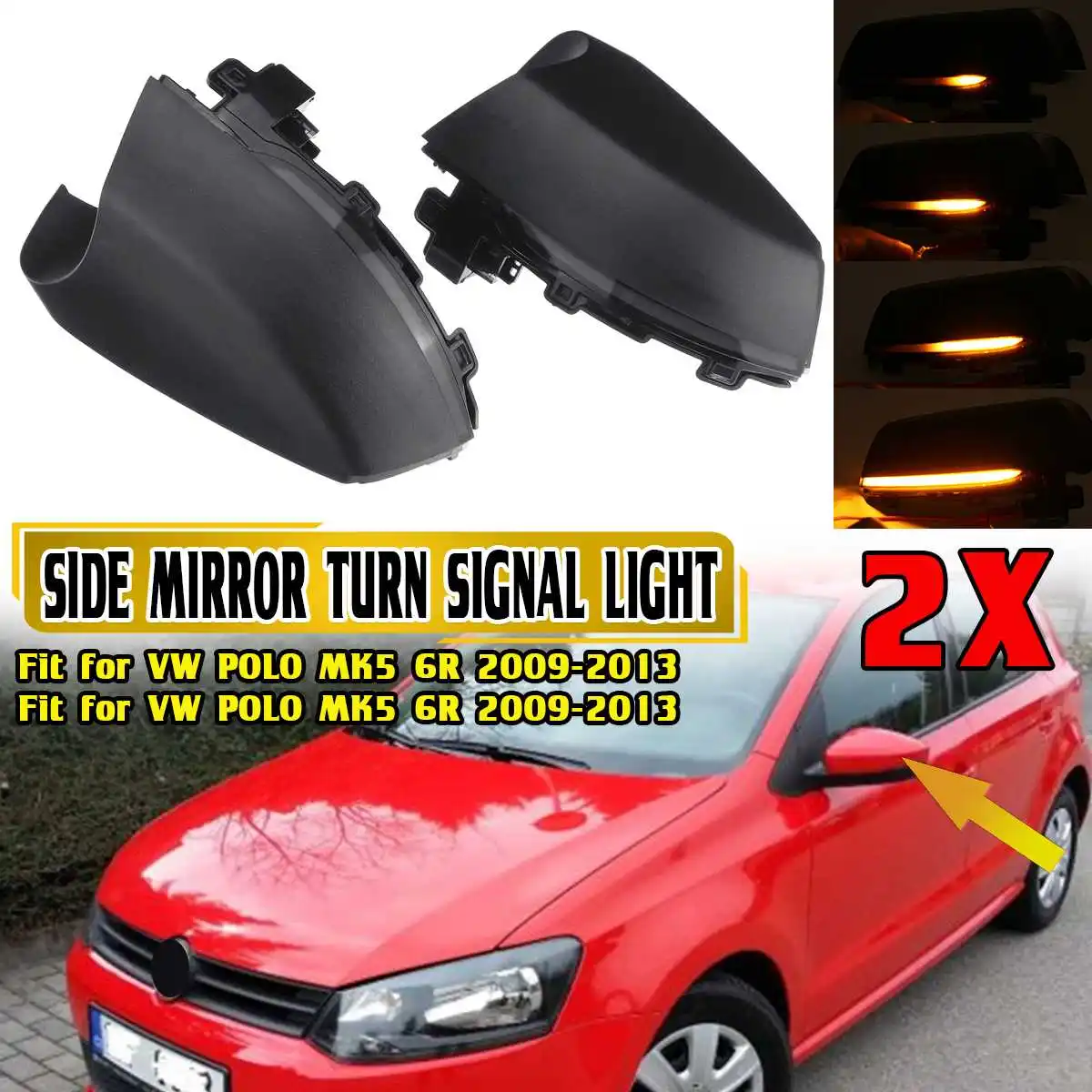 2 шт., светодиодный поворотник для зеркала заднего вида, Volkswagen Polo MK5 6R 6C 2009-2016 2017
2 шт., светодиодный поворотник для зеркала заднего вида, Volkswagen Polo MK5 6R 6C 2009-2016 2017