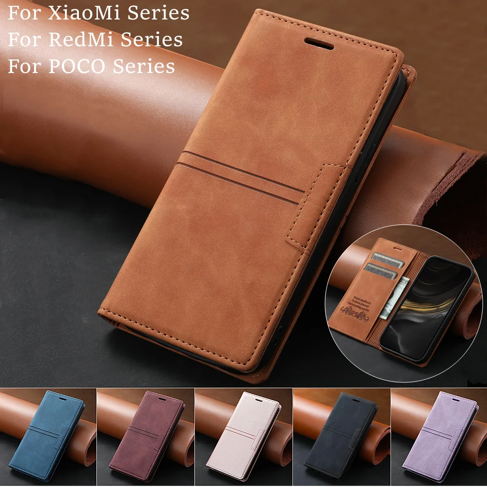 Leather Case for Xiaomi Poco X3 NFC M3 F3 Mi 11 10T RedMi 9T Note 10 10S 9S 9 8 Pro 9A 9C 8A K40 Magnetic Flip Card Wallet Cover
Leather Case for Xiaomi Poco X3 NFC M3 F3 Mi 11 10T RedMi 9T Note 10 10S 9S 9 8 Pro 9A 9C 8A K40 Magnetic Flip Card Wallet Cover