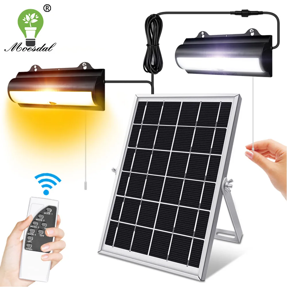 LED Solar Light Split Outdoor Double Head Chandelier Pull Wire Remote Control Induction Wall Lamp for Garden Courtyard Garage
LED Solar Light Split Outdoor Double Head Chandelier Pull Wire Remote Control Induction Wall Lamp for Garden Courtyard Garage