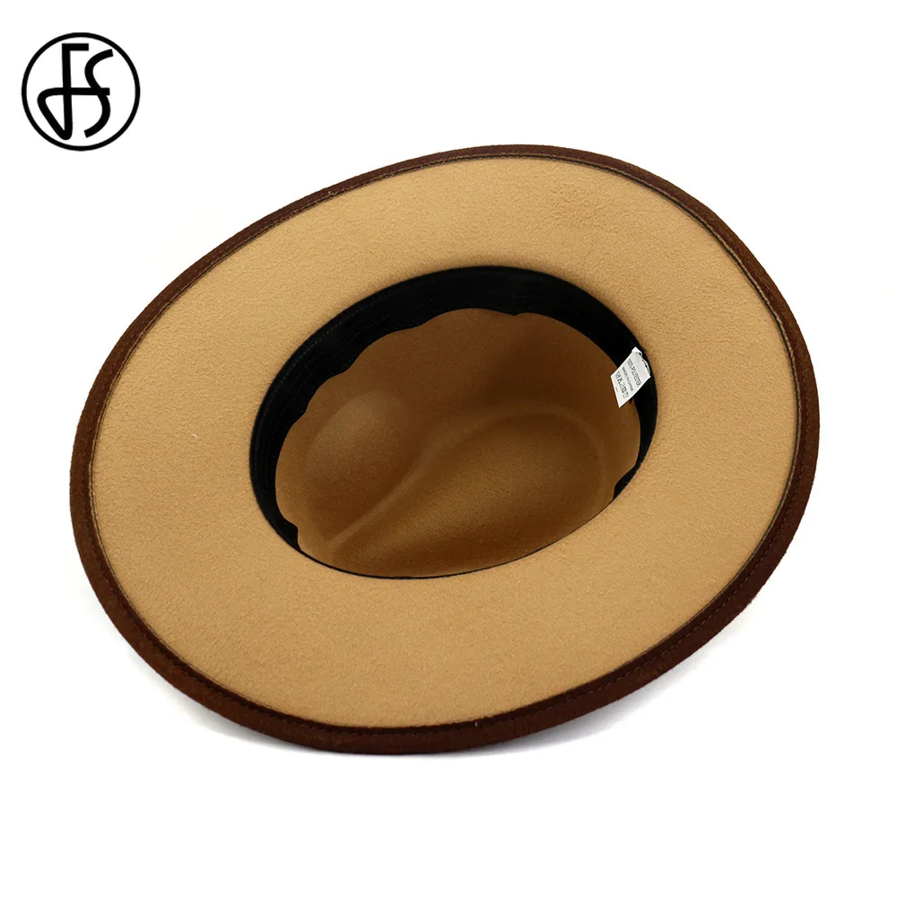 FS 2020 New Gradient Fedora Jazz Hat Women Wide Brim Wool Felt Panama Trilby Cap with Belt Buckle Men Gentleman Elegant Hats
FS 2020 New Gradient Fedora Jazz Hat Women Wide Brim Wool Felt Panama Trilby Cap with Belt Buckle Men Gentleman Elegant Hats